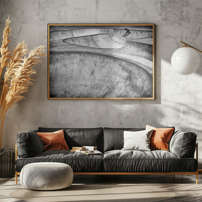 Concrete slider - Poster / Art Print - interiör
