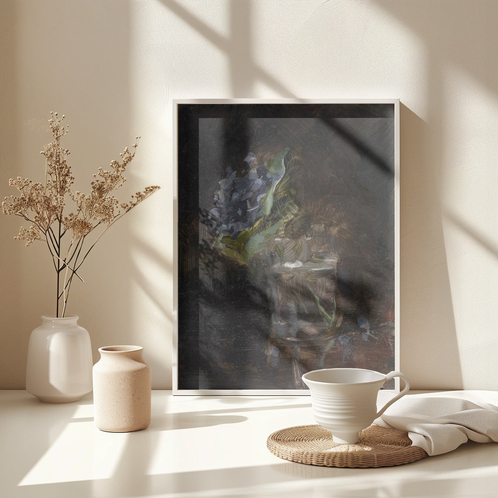 Bouquet of Violets In a Vase (1882) - Poster / Art Print - interiör