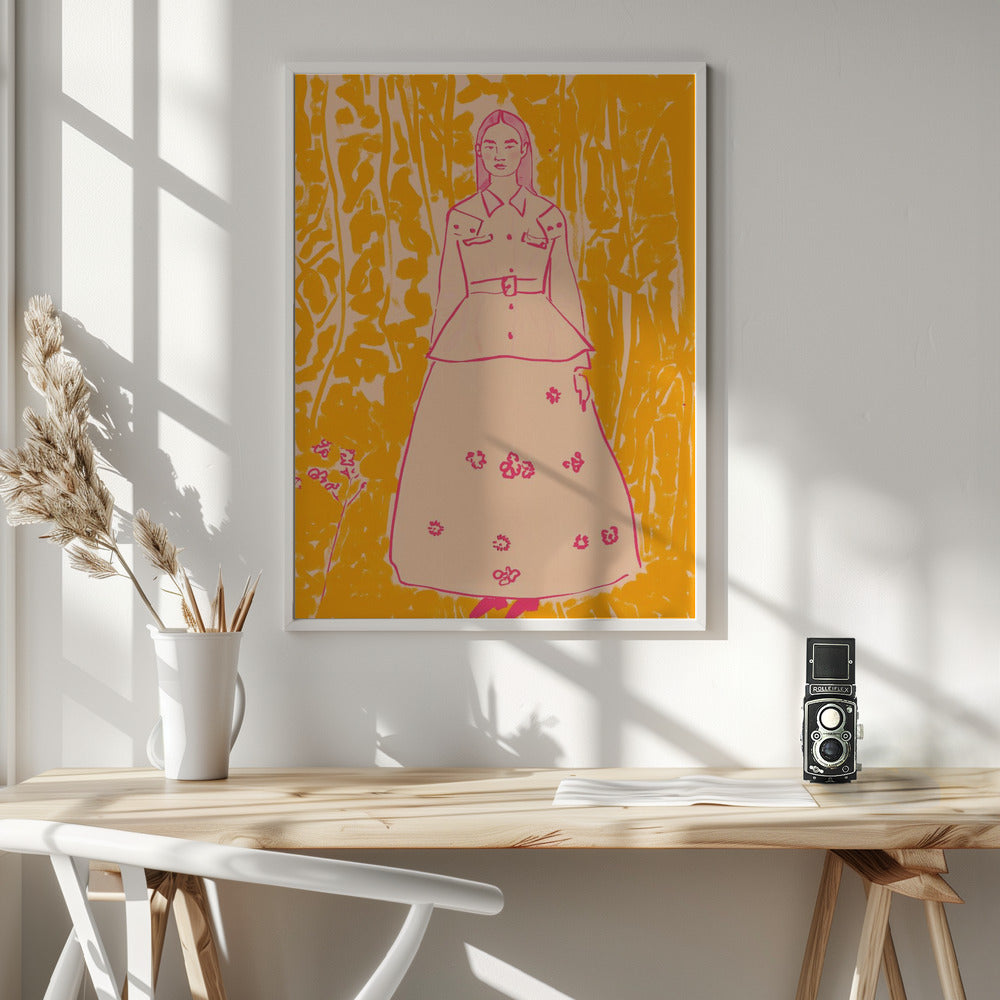 Portrait  No.138 - Poster / Art Print - interiör