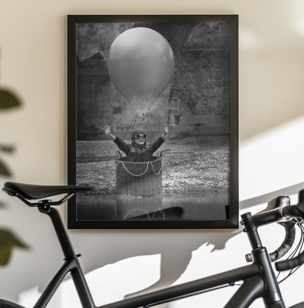 Fly me to the moon - Poster / Art Print - interiör