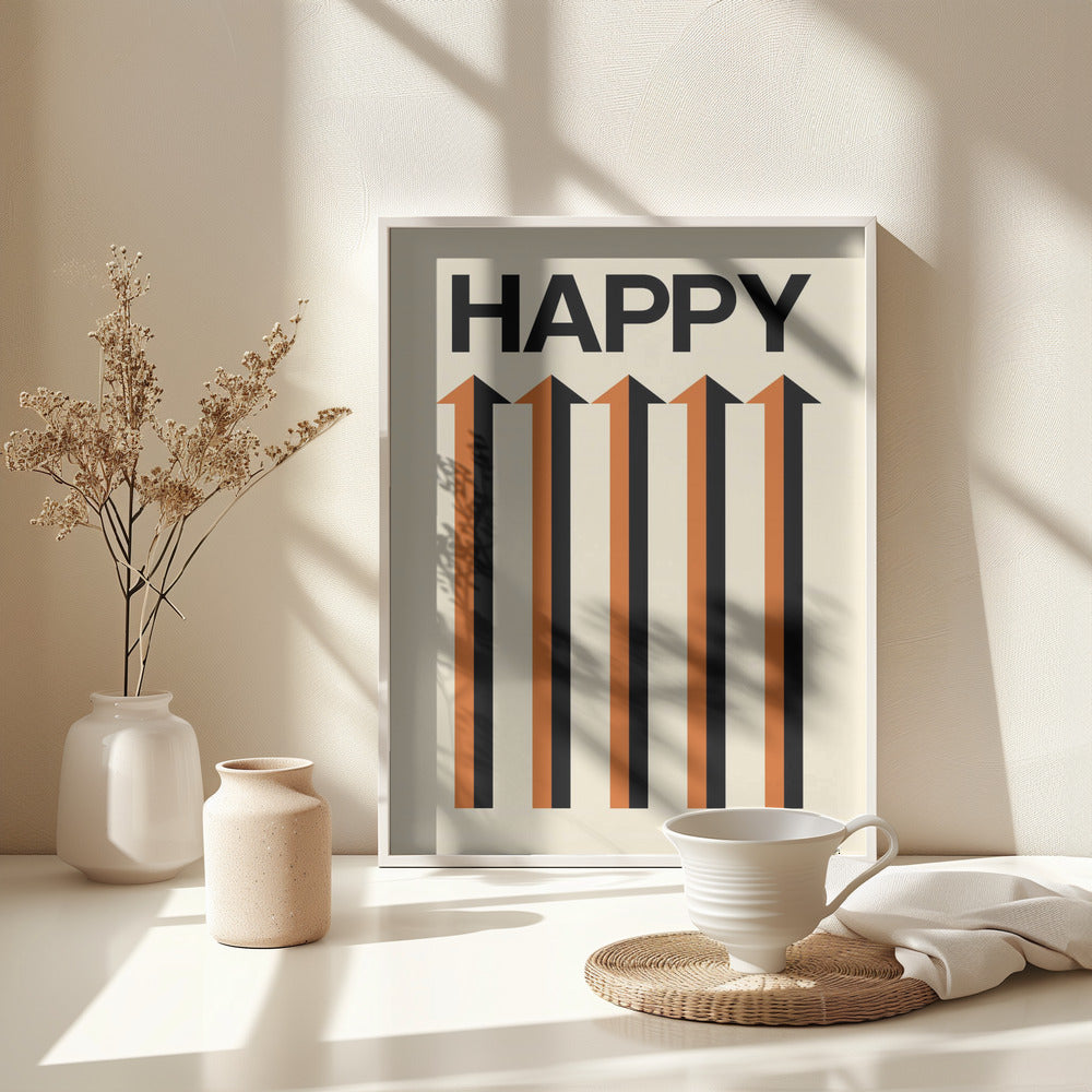 Happy Cream - Poster / Art Print - interiör