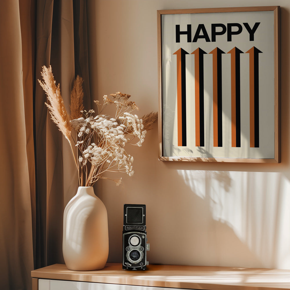 Happy Cream - Poster / Art Print - interiör