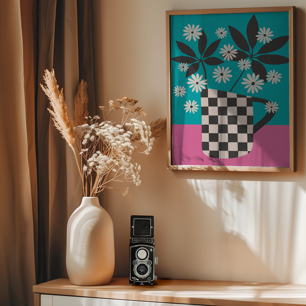 Daisy Daydreams 2 - Poster / Art Print - interiör