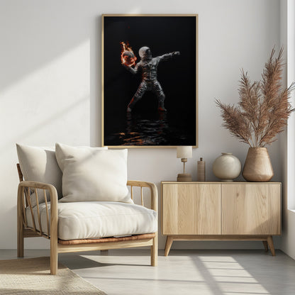 Planet Thrower - Poster / Art Print - interiör