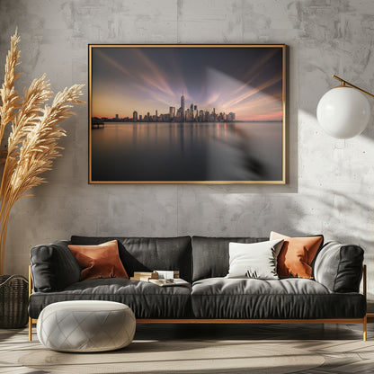 A floating city - Poster / Art Print - interiör