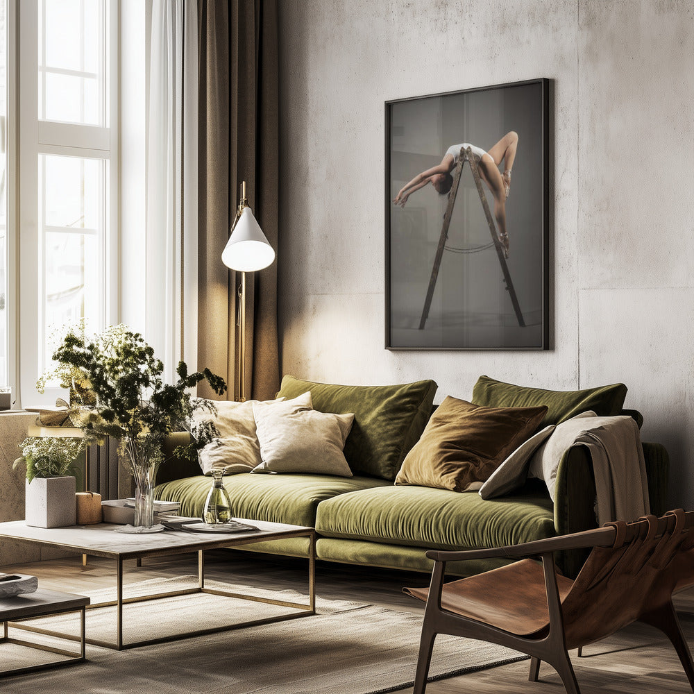 how to use a ladder - Poster / Art Print - interiör