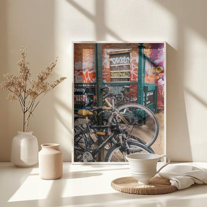 Brooklyn Bike II - Poster / Art Print - interiör