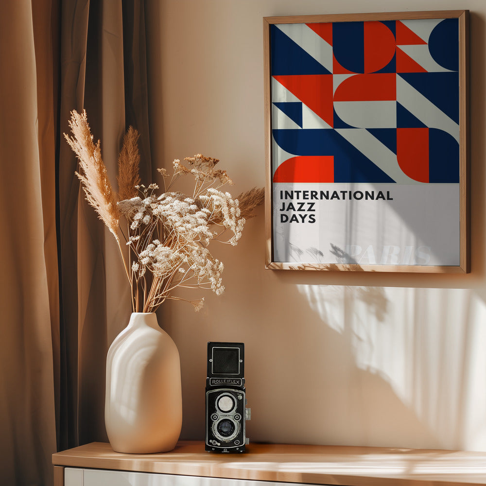 Jazz Days Paris - Poster / Art Print - interiör