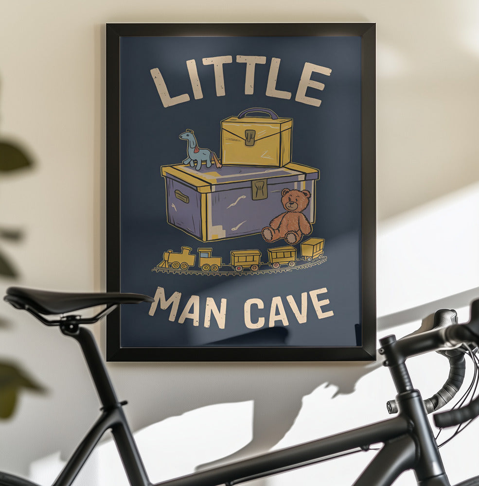 Little Man Cave - Poster / Art Print - interiör