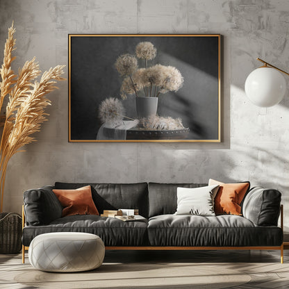 Dandelion Seed Pod - Poster / Art Print - interiör