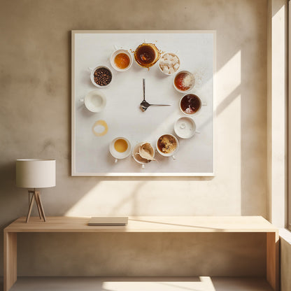It's Always Coffee Time - Poster / Art Print - interiör