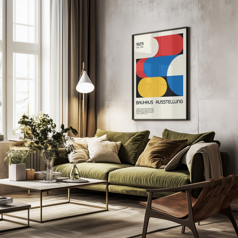 Bauhaus Ausstellung 1923 - Poster / Art Print - interiör