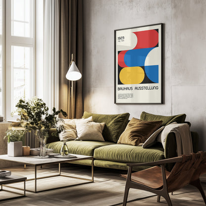 Bauhaus Ausstellung 1923 - Poster / Art Print - interiör