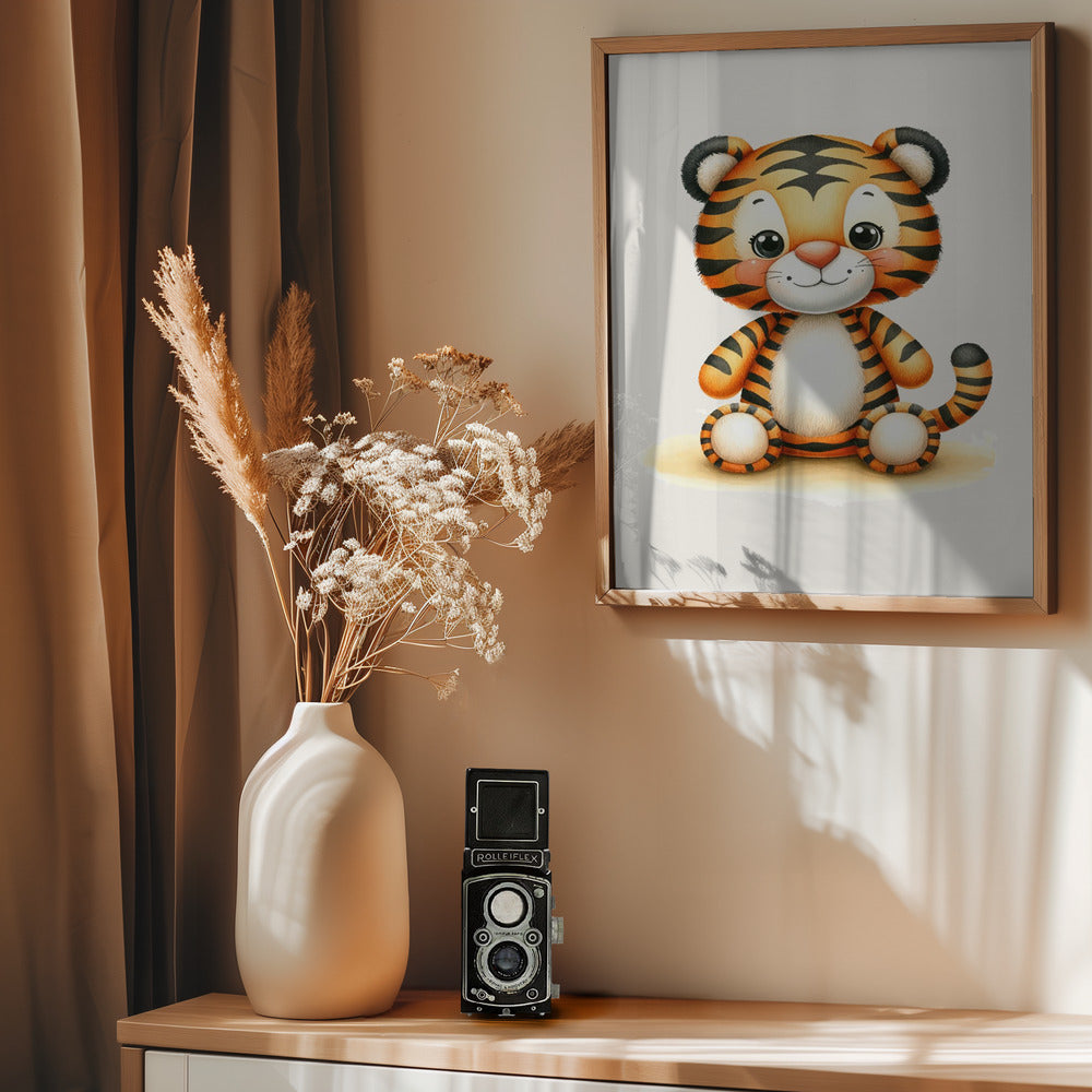 Tiger - Poster / Art Print - interiör