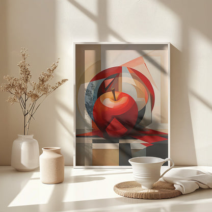 The Abstract Apple - Poster / Art Print - interiör