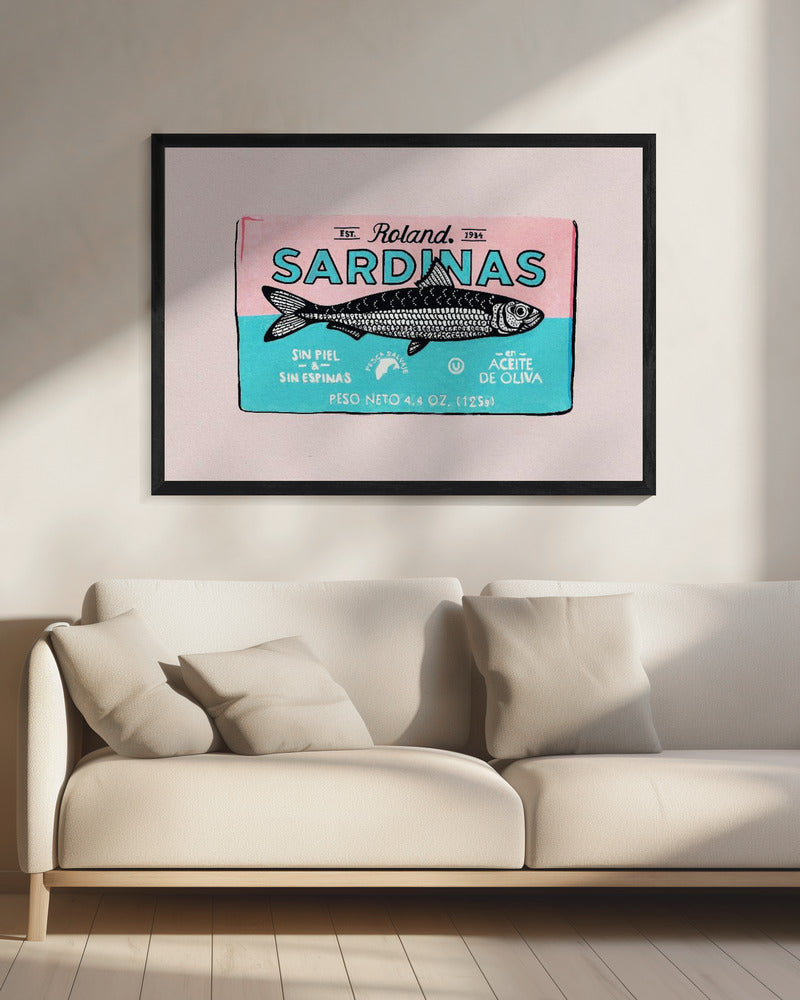 Roland Sardinas - Poster / Art Print - interiör