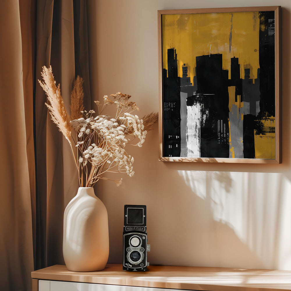 Big City Skyline - Poster / Art Print - interiör