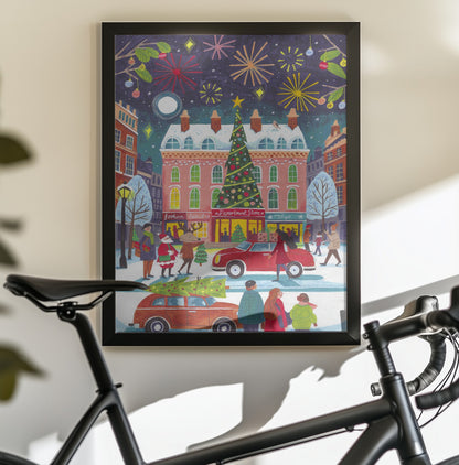 Christmas in the City - Poster / Art Print - interiör