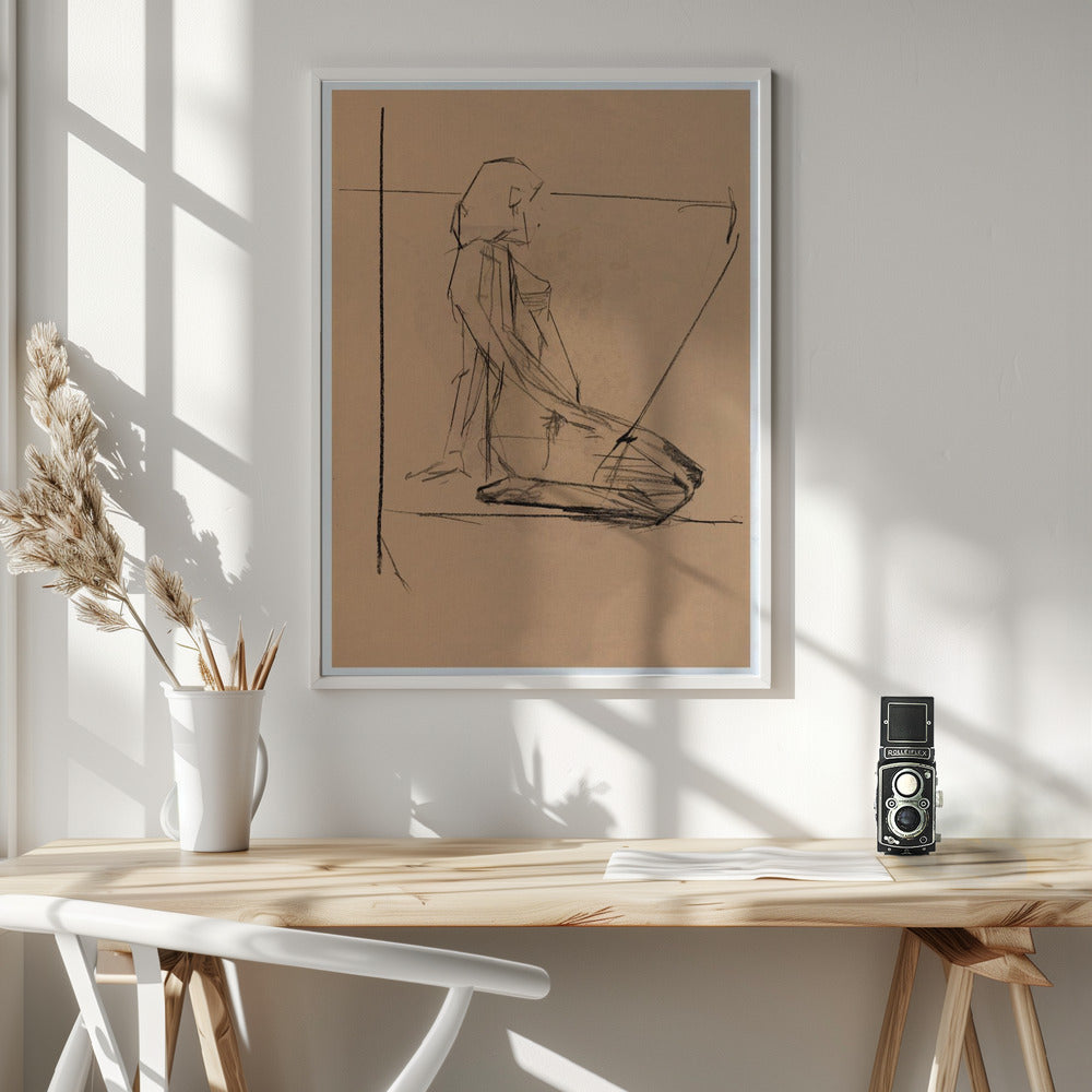 Étude Féminine No.5 - Poster / Art Print - interiör