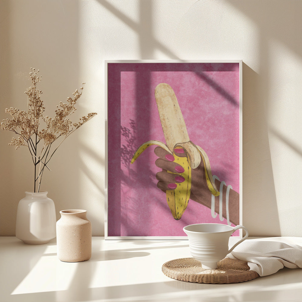 Banana - Poster / Art Print - interiör