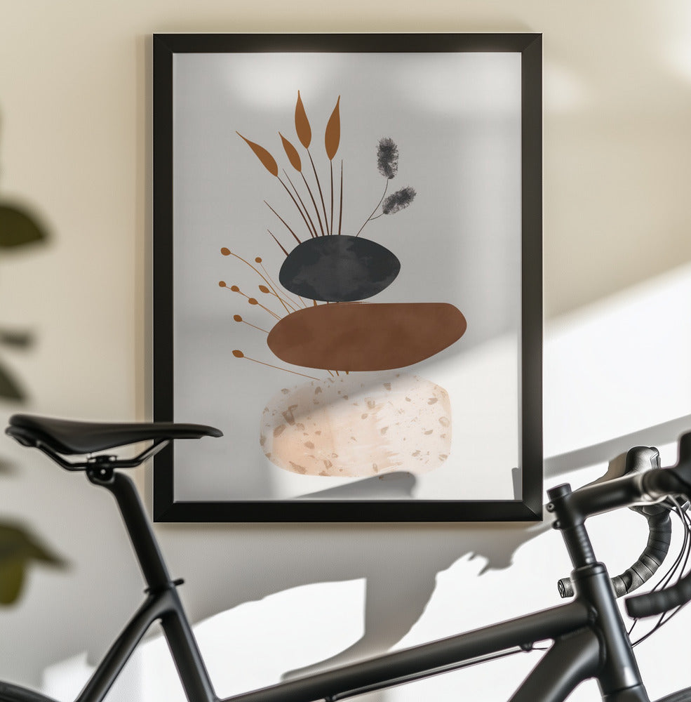 Abstract Minimalist Shapes No 4 - Poster / Art Print - interiör
