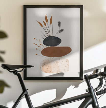 Abstract Minimalist Shapes No 4 - Poster / Art Print - interiör
