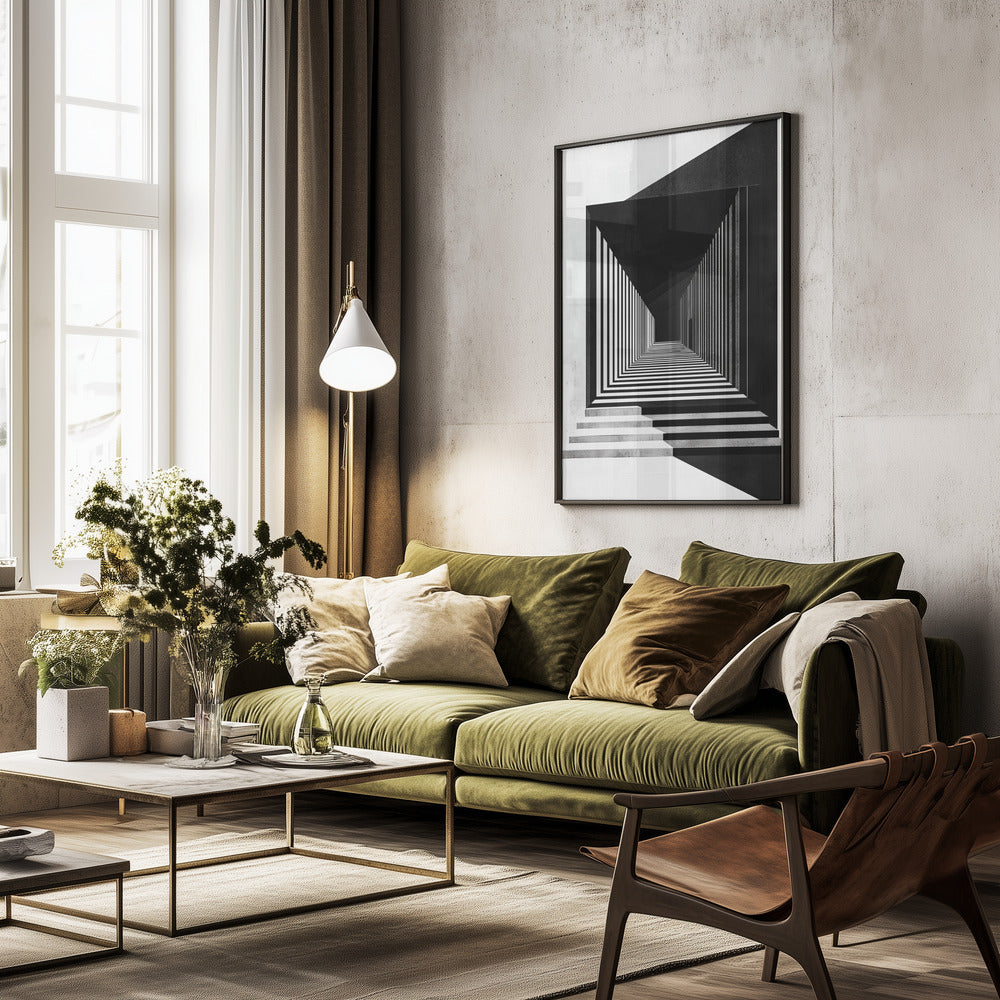 Abstract Hallway - Poster / Art Print - interiör