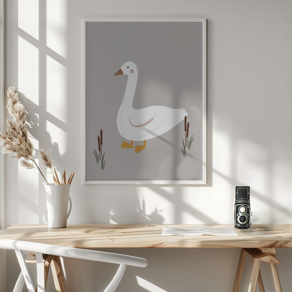Little Goose 18x24 - Poster / Art Print - interiör