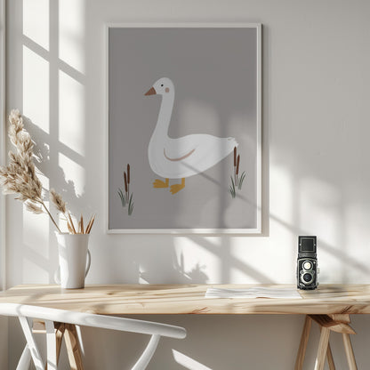 Little Goose 18x24 - Poster / Art Print - interiör