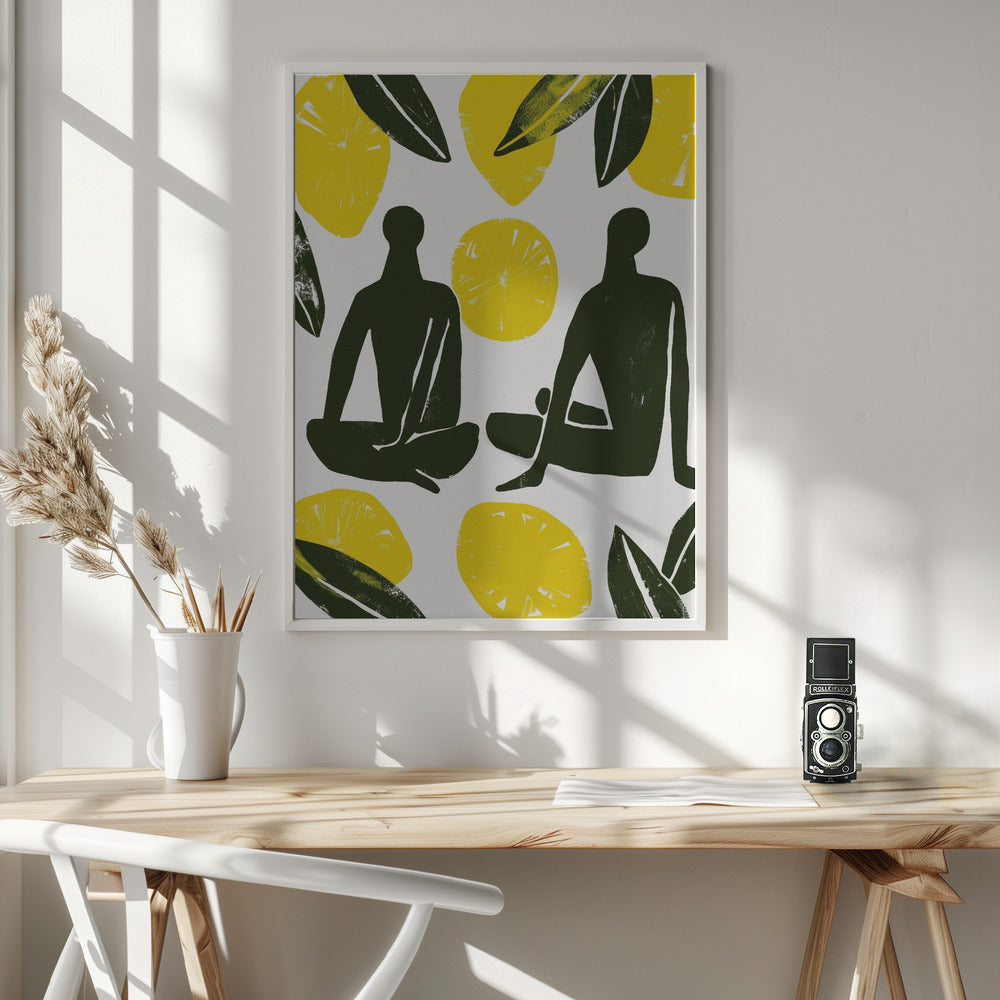 Lemon Day - Poster / Art Print - interiör