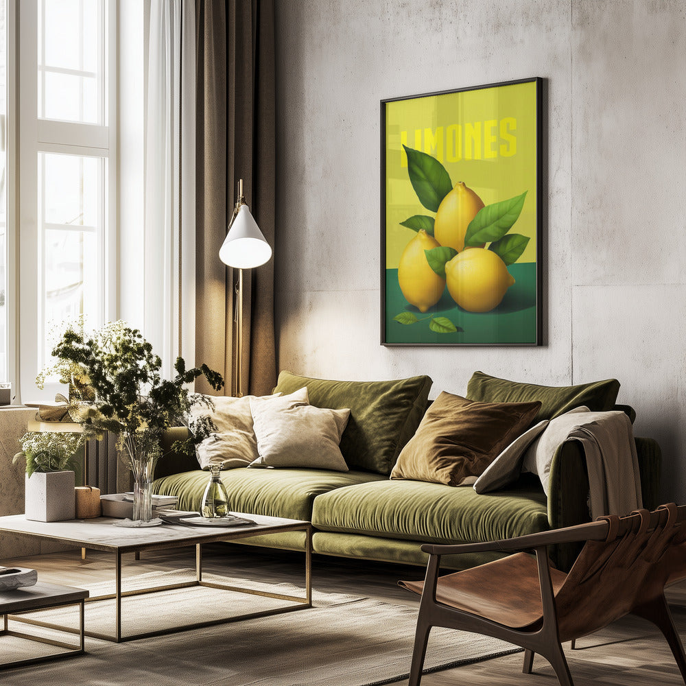 Limones - Poster / Art Print - interiör