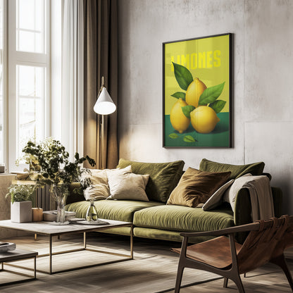 Limones - Poster / Art Print - interiör