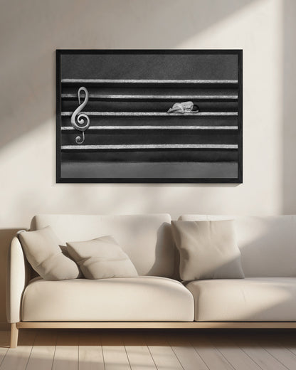 Silence - Poster / Art Print - interiör