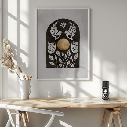Cosmic Harmony - Poster / Art Print - interiör