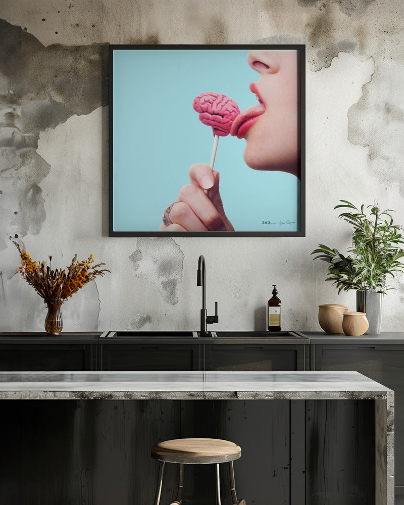 Tasty Mind - Poster / Art Print - interiör