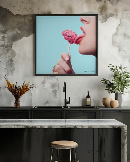Tasty Mind - Poster / Art Print - interiör