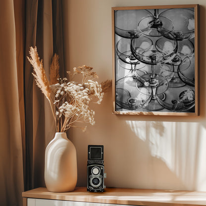 Champagne tower_8 - Poster / Art Print - interiör