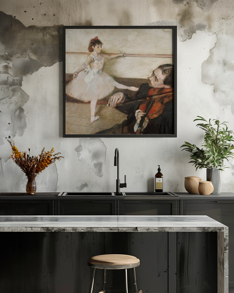 The Dance Lesson - Poster / Art Print - interiör
