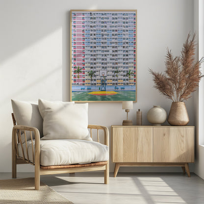 Rainbow Estate - Poster / Art Print - interiör