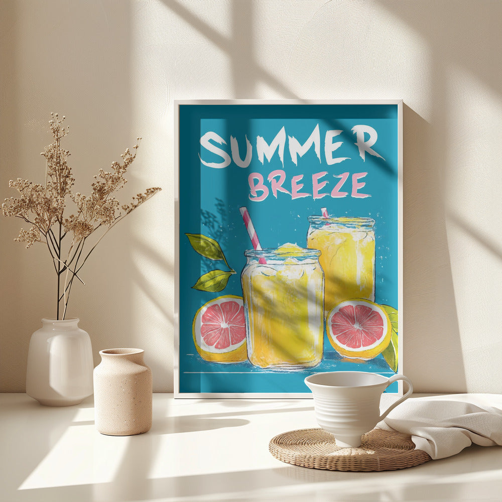 Summer Breeze - Poster / Art Print - interiör