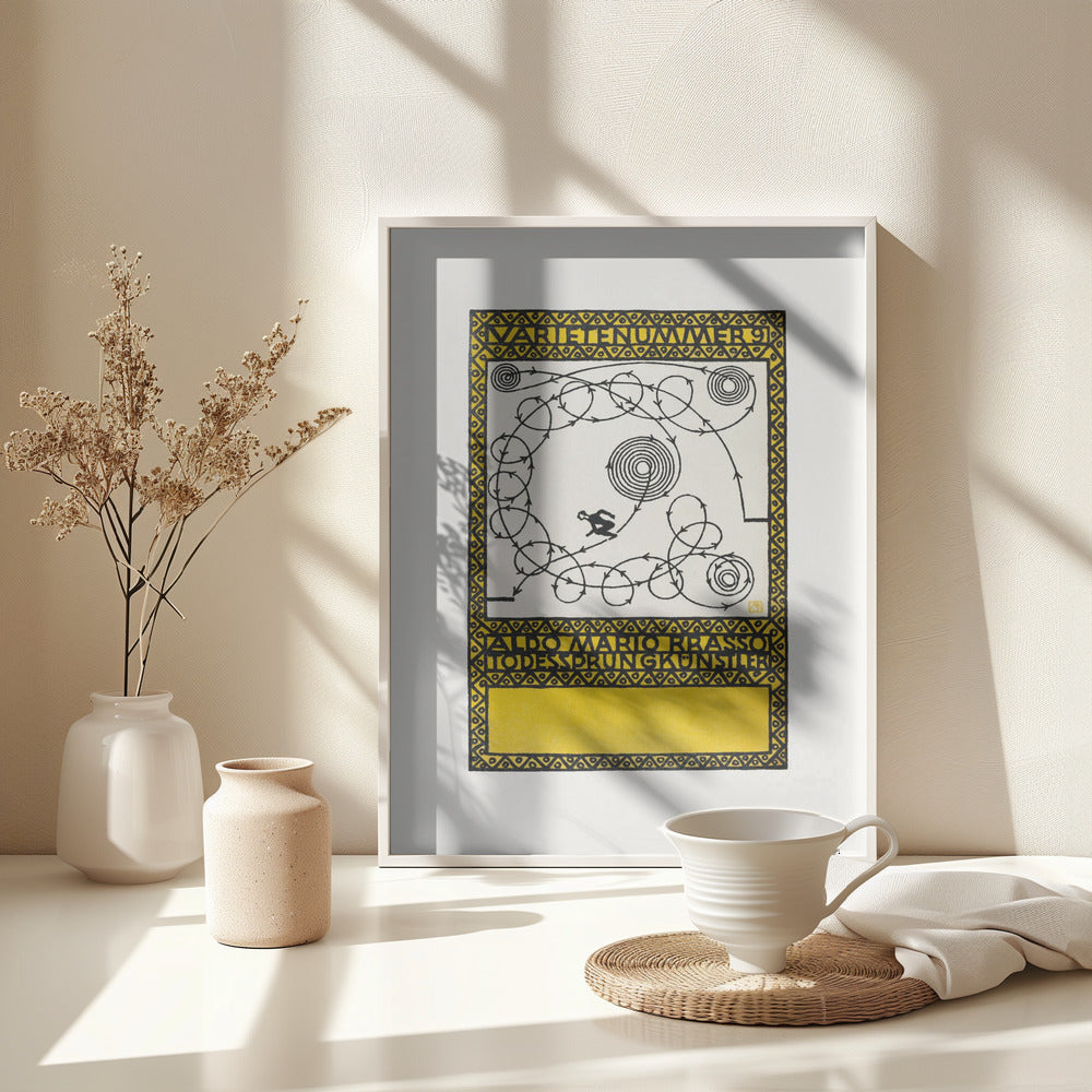 Variety Act 9 - Also Mario Brasso Leap of Death- Poster / Art Print - interiör