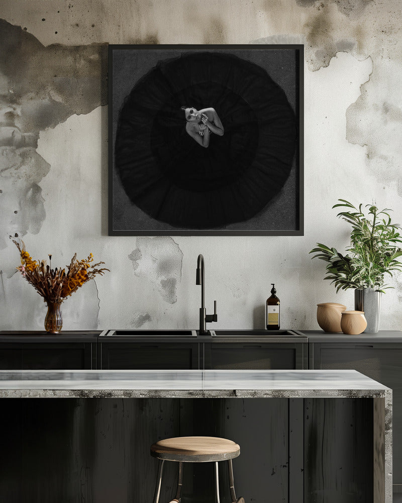Black swan - Poster / Art Print - interiör