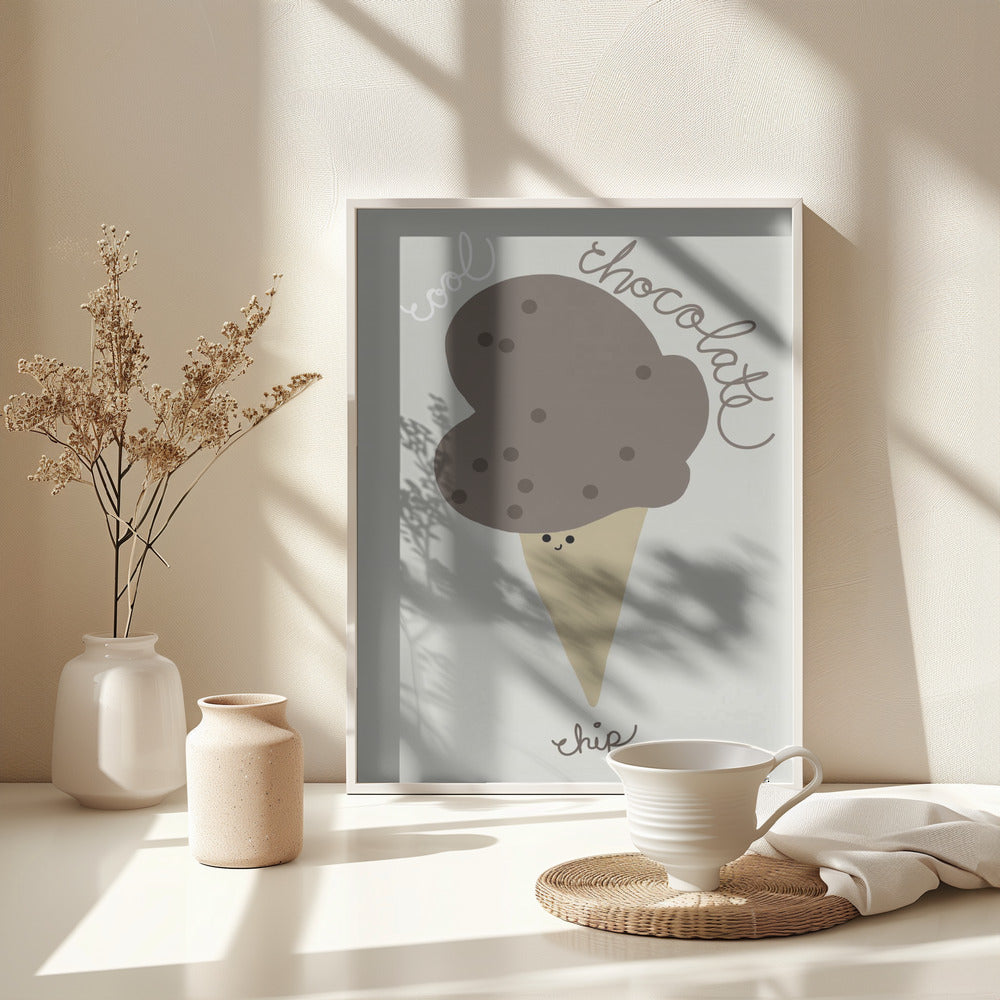 Chocolate Chip - Poster / Art Print - interiör