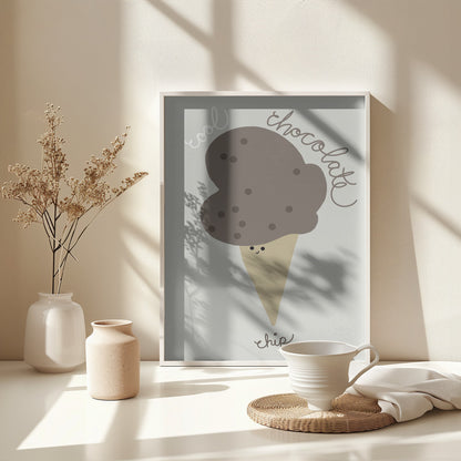 Chocolate Chip - Poster / Art Print - interiör