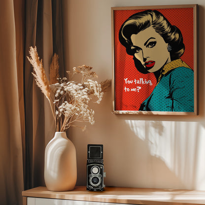 Retro Confidence - Poster / Art Print - interiör