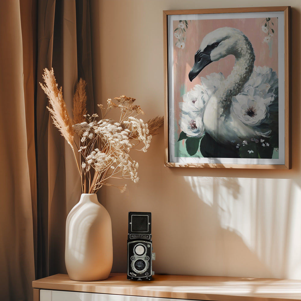 The Swan - Poster / Art Print - interiör