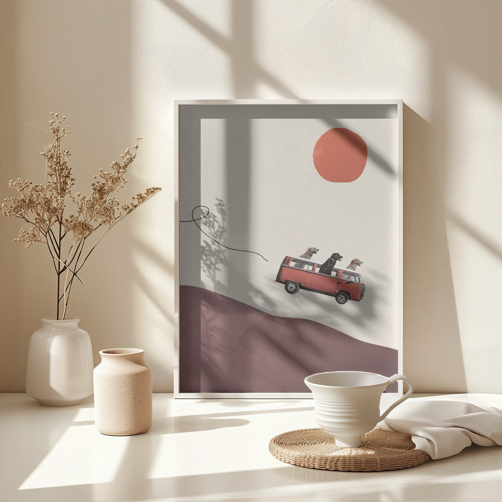 Adventure gang - Poster / Art Print - interiör
