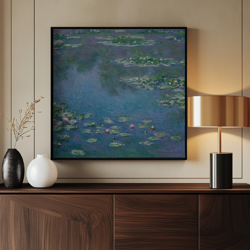 Water Lilies - Poster / Art Print - interiör