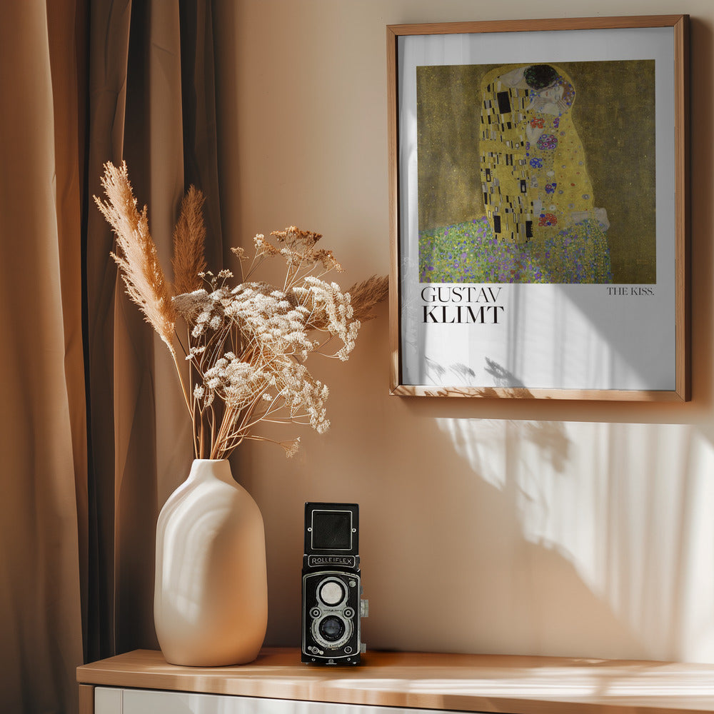 The Kiss (1907–1908) Poster - Poster / Art Print - interiör