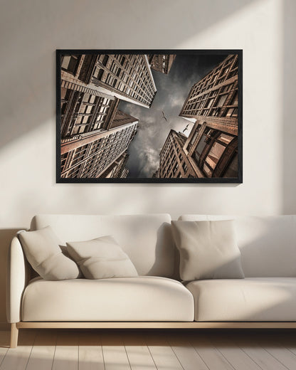 Locked in civilization - Poster / Art Print - interiör